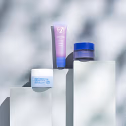 W7 Sweet Dreams Lip Care Trio - 3 Piece Set - Overnight Lip Mask  Lip Balm & Lip Scrub - Blueberry