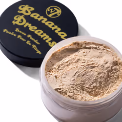 Banana Dreams Application Set - Yellow-Toned Loose Setting Face Powder & Triangle Precision Powder Puff