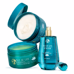 Way of Life Body Gift Set - Nourishing Body Butter, Scrub & Oil - Lotus & White Tea Scent