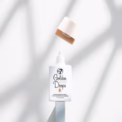 Golden Glow Drops & Brush Duo - 2 Piece Set - Liquid Bronzing Drops & Face & Body Applicator Brush