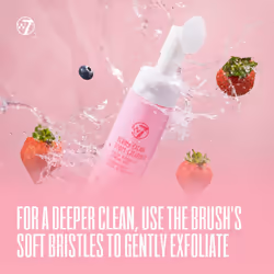 W7 Berry Clean Cleansing Balm & Hydrating Foam Cleanser Set - Gently Removes Makeup  Dirt & Impurities - Infused with Fruit Extracts & Vitamin E to He