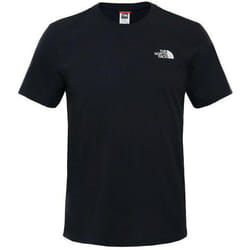 The North Face Mens TNF Short Sleeve Tee Cotton T Shirt Crew Neck Top - Black, 2XL