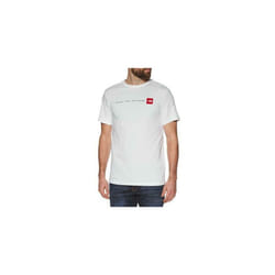The North Face Mens T Shirts Red Box Fine Print Camo - White, M