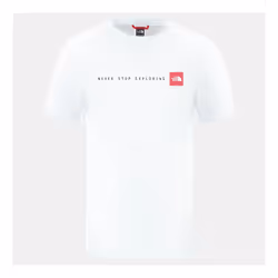 The North Face Mens T Shirts Red Box Fine Print Camo - White, M