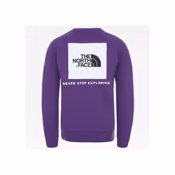 The North Face Mens Crewneck Sweatshirt Winter Jumper - Purple, 2XS