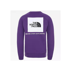 The North Face Mens Crewneck Sweatshirt Winter Jumper - Purple, 2XS