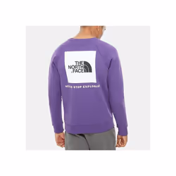 The North Face Mens Crewneck Sweatshirt Winter Jumper - Purple, 2XS