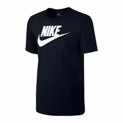Nike Mens T Shirt Futura Icon Cotton Sports Tee - Black, S