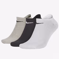 Nike Men's Invisible Trainer Socks | 3 Pairs - SX7670-901_Nike 3 Pack Socks Size M