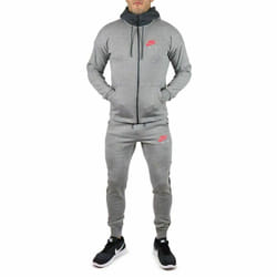 Nike Air Mens NSW Grey Full Tracksuit Set - M