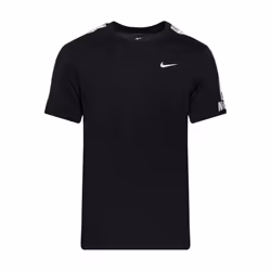 Nike Mens NSW Repeat Crew Neck T Shirt Tee Top - Black, M