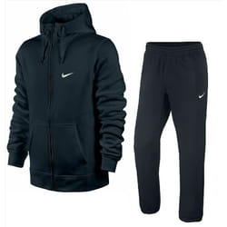 Nike Mens Club Fleece Tracksuit Set - Navy, S
