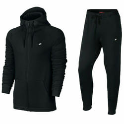 Nike Mens Modern Tracksuit Set Hoodie Joggers - 835862-835858 Nike Mens Tracksuit Black M