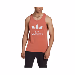ADIDAS Originals Trefoil Essential Logo Tank Top Vest - Orange, XS