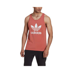 ADIDAS Originals Trefoil Essential Logo Tank Top Vest - Orange, XS