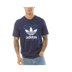 ADIDAS MONOGRAM Mens T Shirts Sports Tee Navy - Navy, XS