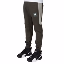 Nike Air Men Full Tracksuit Set Zip Up Hoodie 886044 - Olive Green, M