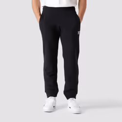 Adidas Mens Joggers Zip Pockets Trefoil Track Pants - S