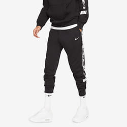 Nike Mens Repeat Tape Activewear Sports Joggers - Black, L