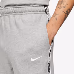 Nike Mens Repeat Tape Activewear Sports Joggers - Grey, L