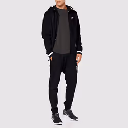 Nike Air Men Tracksuit Set Full Zip Black - M