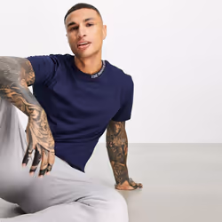 The North Face Mens Zumu T Shirt Crew Neck Tee - Navy, S