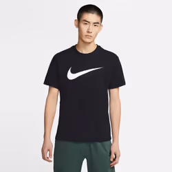 Nike Mens T Shirt Cotton Sports Crew Tee DC5094 - Black, L