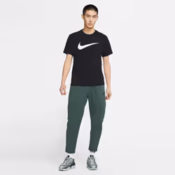 Nike Mens T Shirt Cotton Sports Crew Tee DC5094 - Black, L