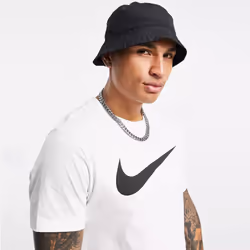 Nike Mens T Shirt Cotton Sports Crew Tee DC5094 - White, L