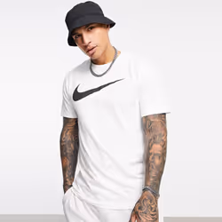 Nike Mens T Shirt Cotton Sports Crew Tee DC5094 - White, XL