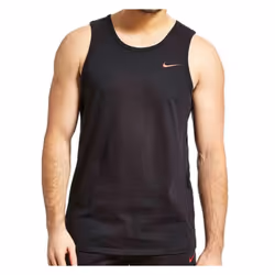 Nike Mens Athletic Training Gym Vest Sleeveless Tank Top - Black, M