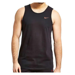 Nike Mens Athletic Training Gym Vest Sleeveless Tank Top - Black, M