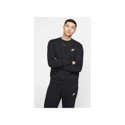 Nike Mens Sportswear Crewneck Tracksuit Set Clubfleece - Black, XL