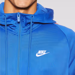 Nike Mens Tribute Poly Hooded Sports Tracksuit - Blue, S
