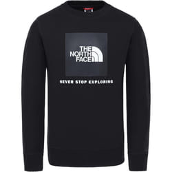 The North Face Unisex Boys Girls Crew Neck Sweat - Black, XS