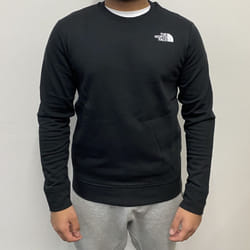 The North Face Unisex Boys Girls Crew Neck Sweat - Black/White, S