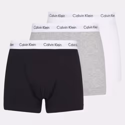 Calvin Klein 3 Pack Trunks Black / Grey / White - S