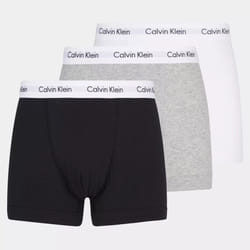 Calvin Klein 3 Pack Trunks Black / Grey / White - S