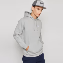 Nike Mens Club Fleece Pullover Hoodie - Grey, S