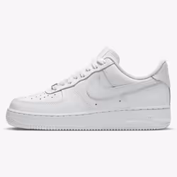 Nike Air Force 1 Low '07 Womens Trainers - White, 4