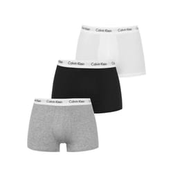 Calvin Klein 3 Pack Mens Low Rise Trunks Multicolored & Black - Multicoloured, M