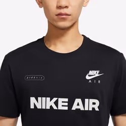 Nike Air Mens Sports T Shirt in Black - L