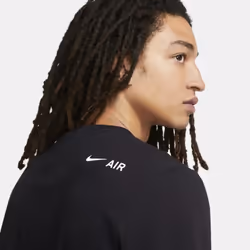 Nike Air Mens Multi Swoosh Sportswear T Shirt - Black, L