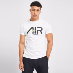 Nike Air Sportswear Mens Swoosh T Shirt Crew Tee - White, XXL