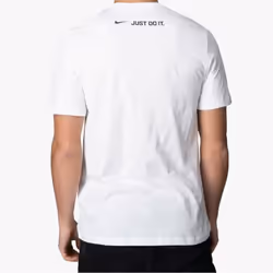 Nike Air Sportswear Mens Swoosh T Shirt Crew Tee - White, XXL