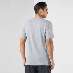 Nike Multi Stack Logo T Shirt Crew Neck Tee - Grey, S