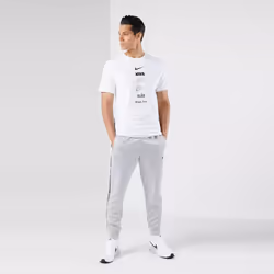 Nike Multi Stack Logo T Shirt Crew Neck Tee - White, M