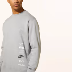 Nike Club Fleece+ Mens Crewneck Brushed Back Fleece Tracksuit - Grey, XL