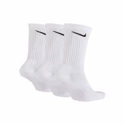 ) NIKE Mens Cushion Crew Training Socks 3 Pairs - White, M (UK 5-8