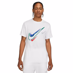 Nike Mens Sportswear Club Swoosh T Shirt - White, 2XL